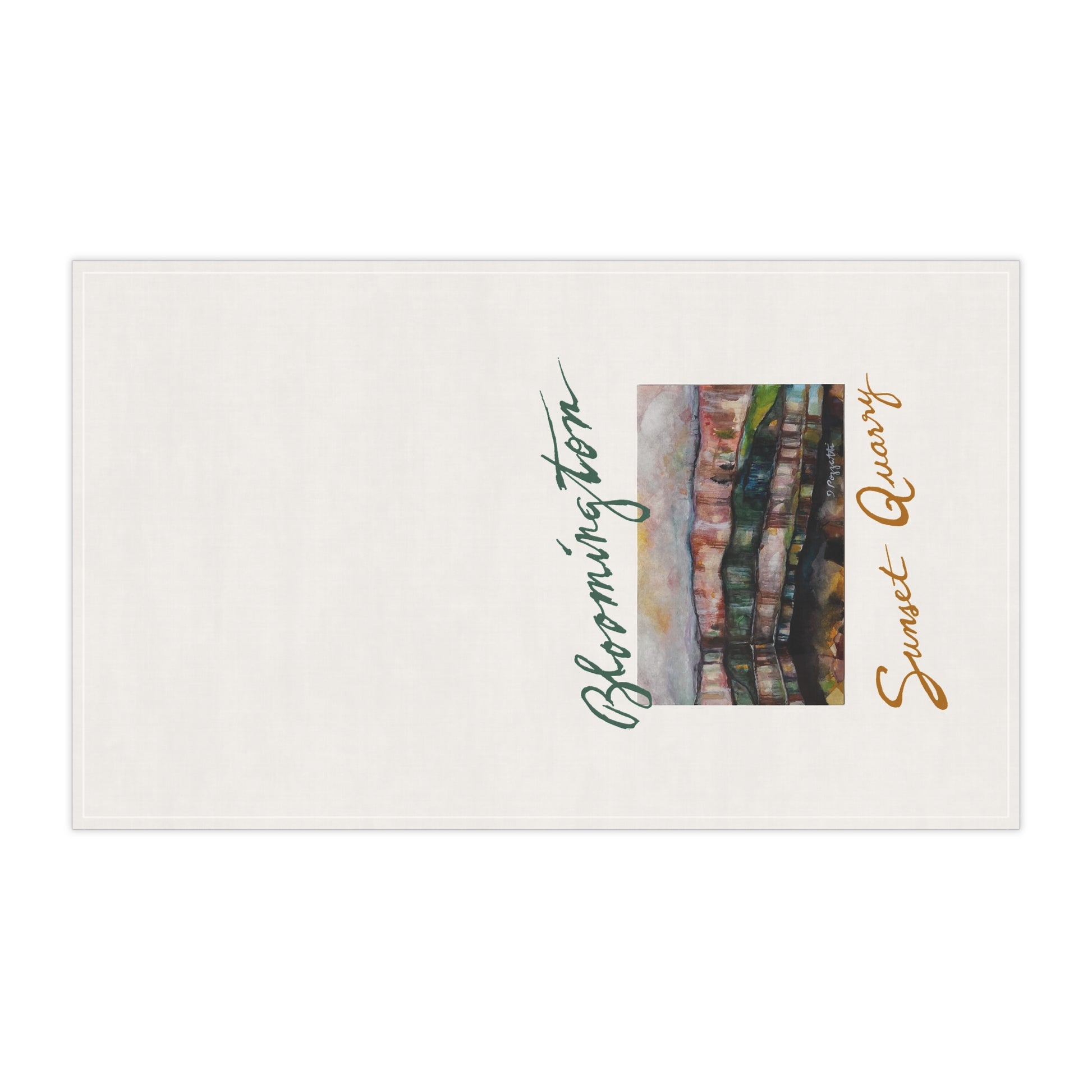 Bloomington Sunset Quarry Tea Towels - 18 x 30"