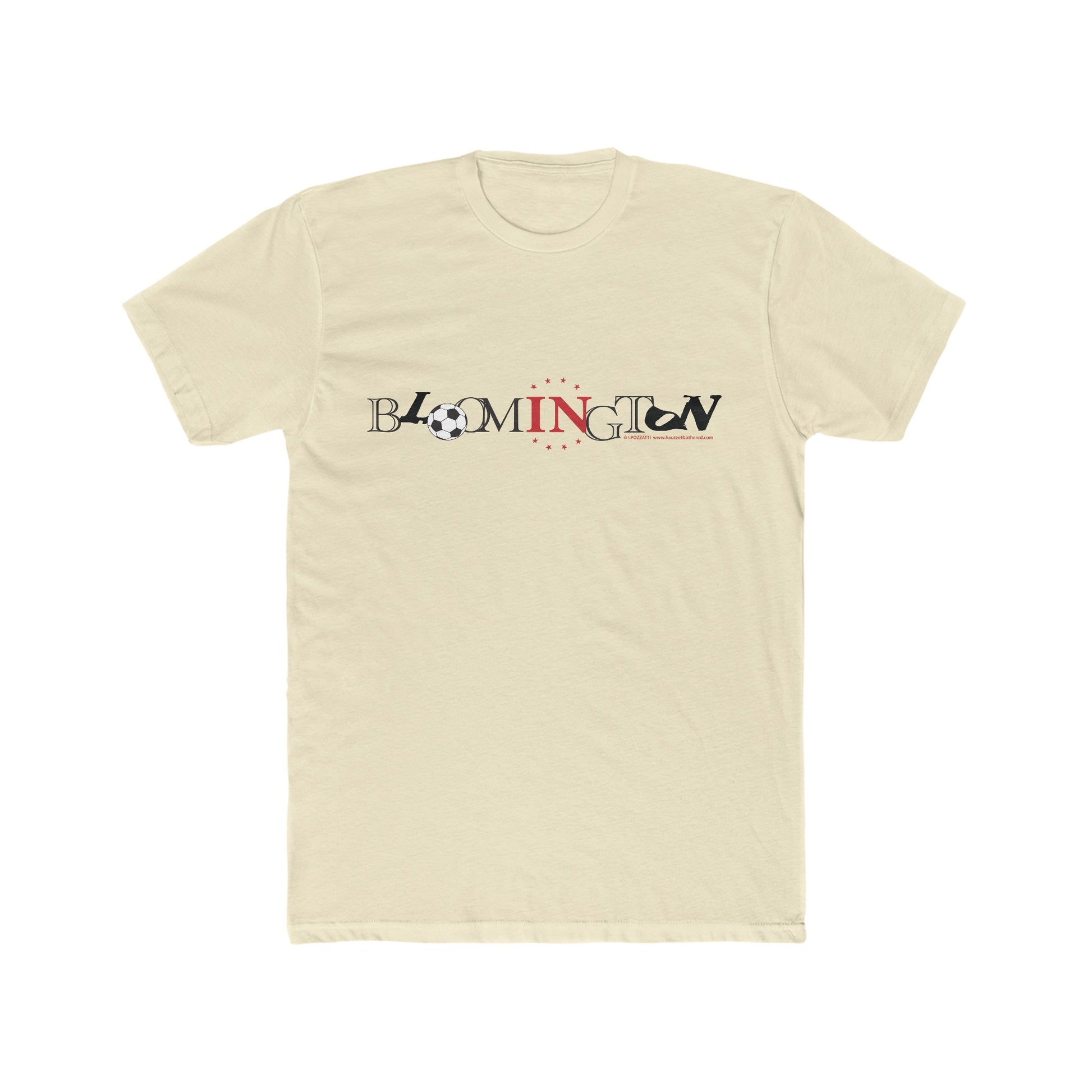 Bloomington Soccer Men's Cotton Crew Tee (H&B Logo on Back)