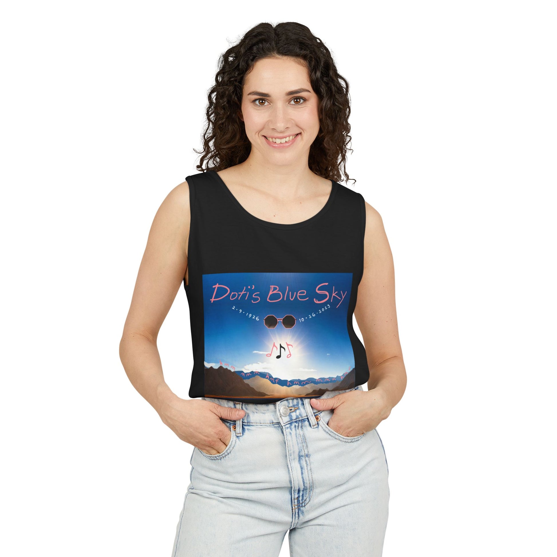 Doti's Blue Sky Unisex Tank Top