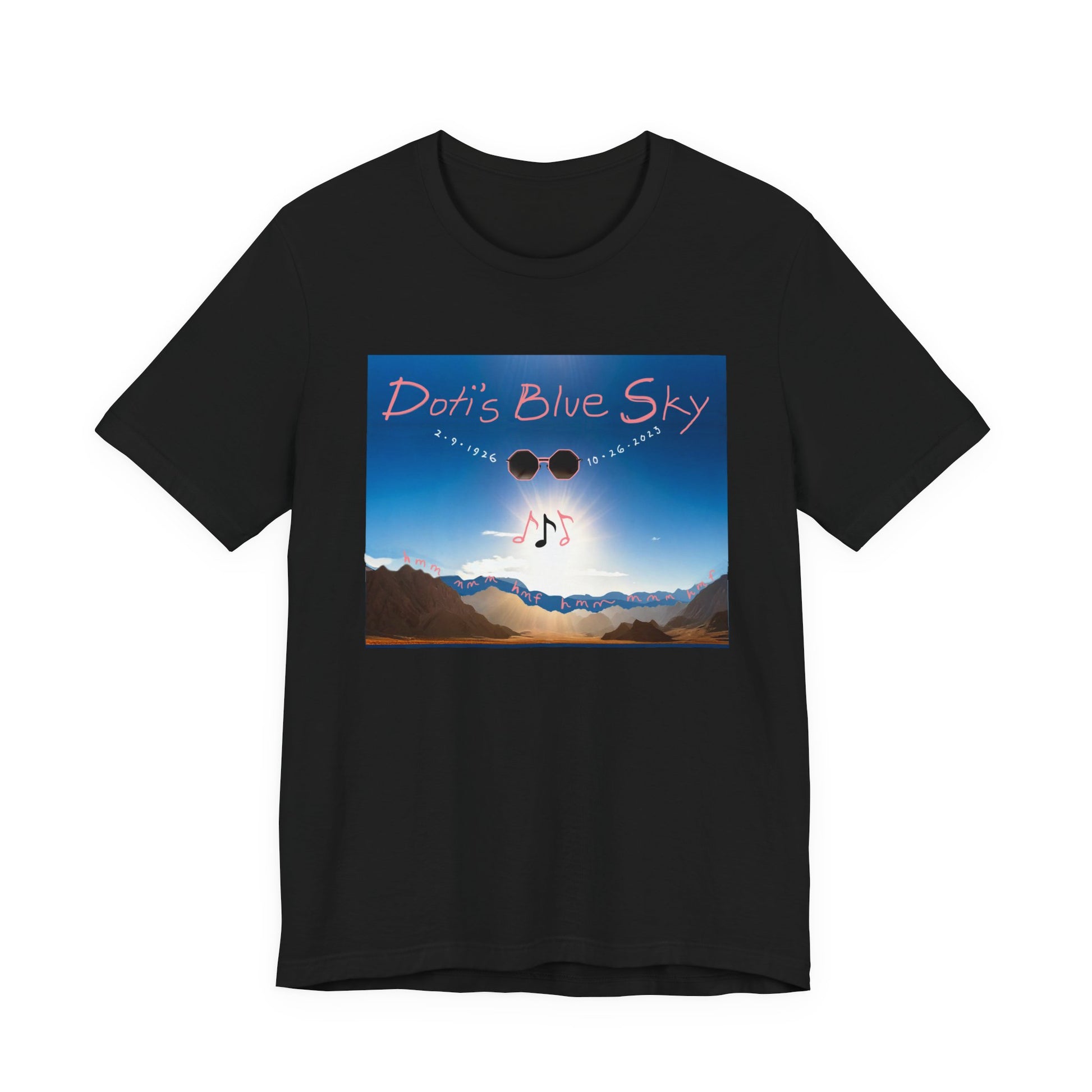 Doti's Blue Sky Commemorative Unisex T Shirt