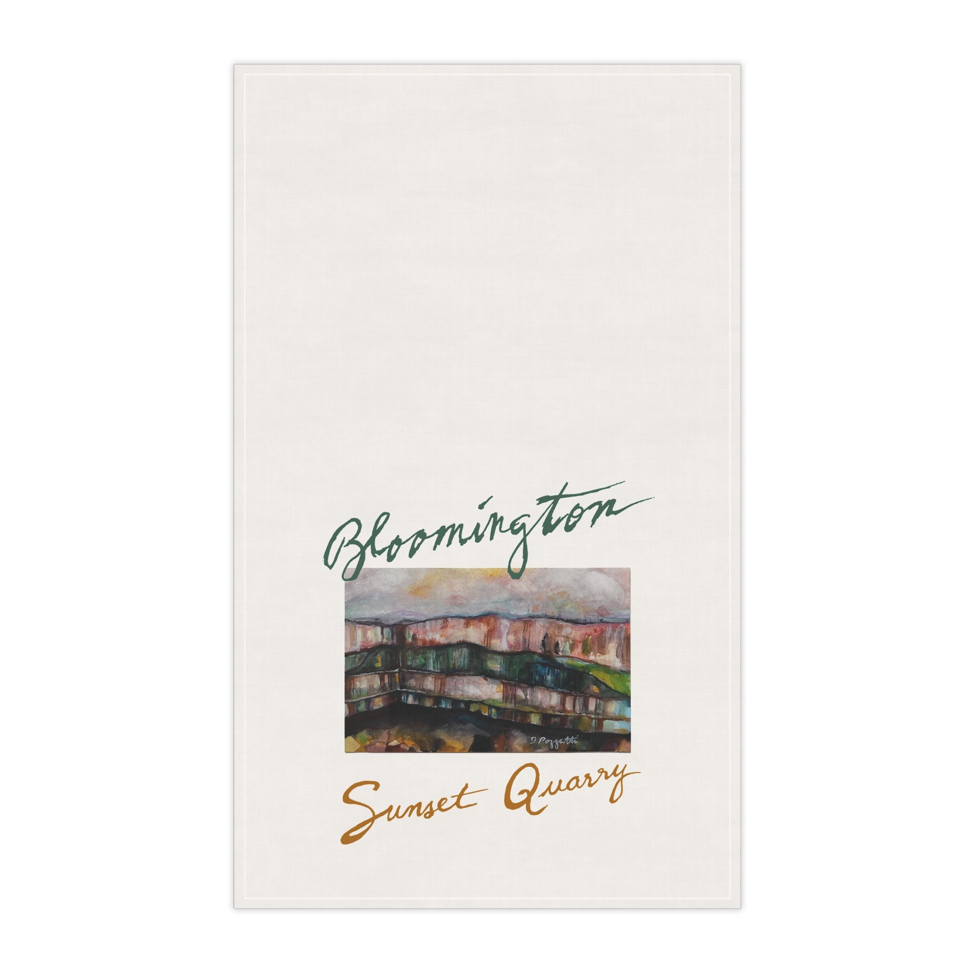 Bloomington Sunset Quarry Tea Towels - 18 x 30"