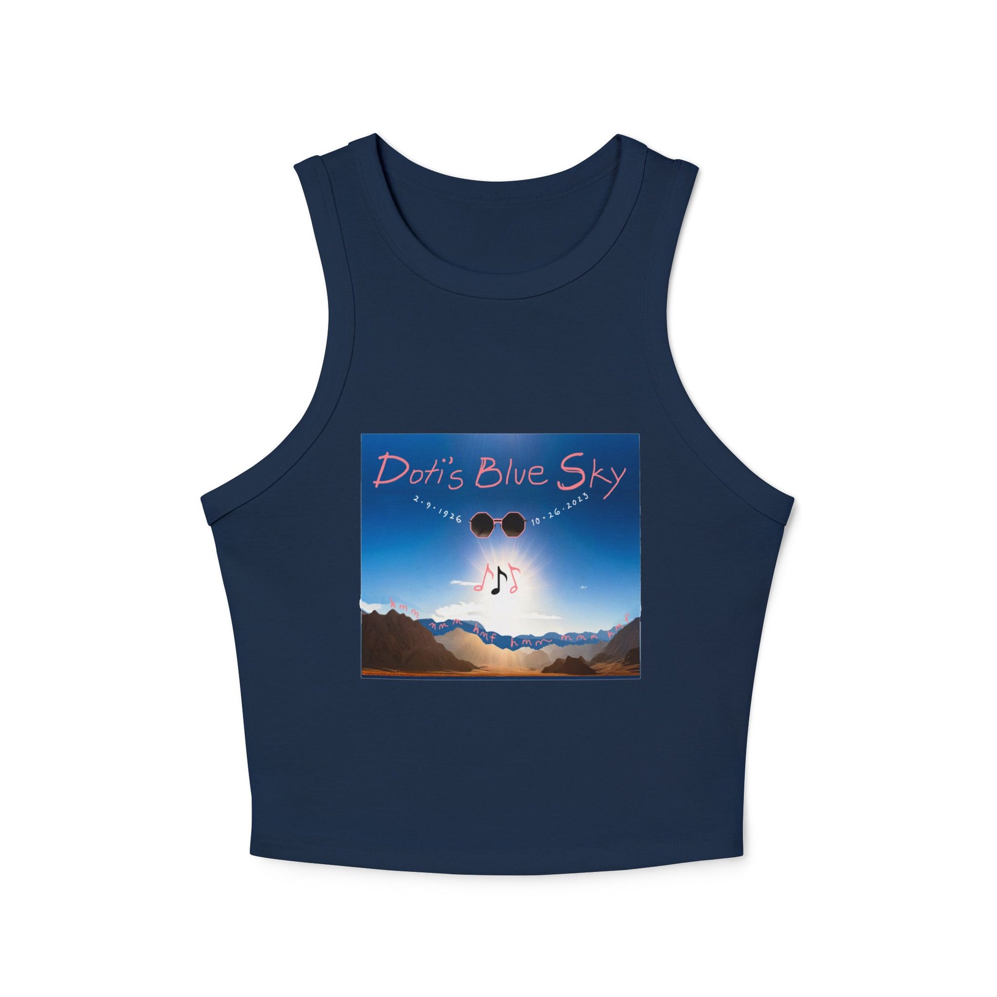Doti's Blue Sky Racerback Tank Top