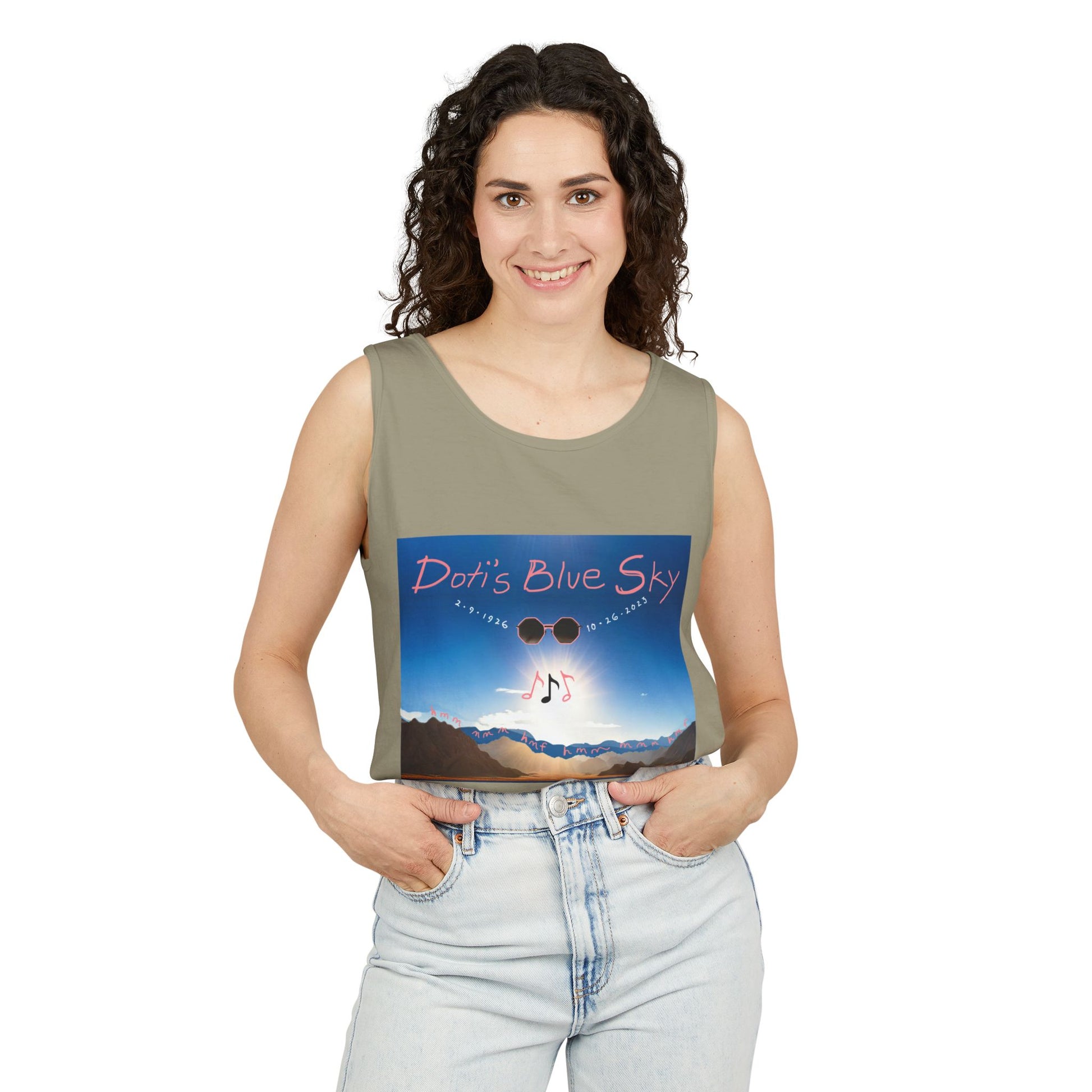 Doti's Blue Sky Unisex Tank Top