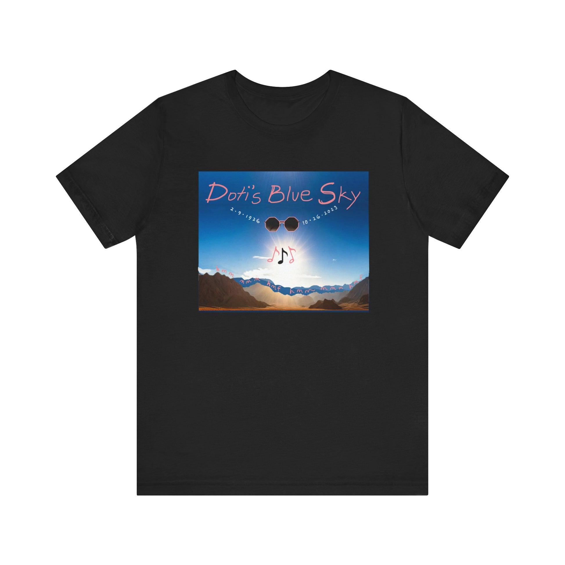 Doti's Blue Sky Commemorative Unisex T Shirt