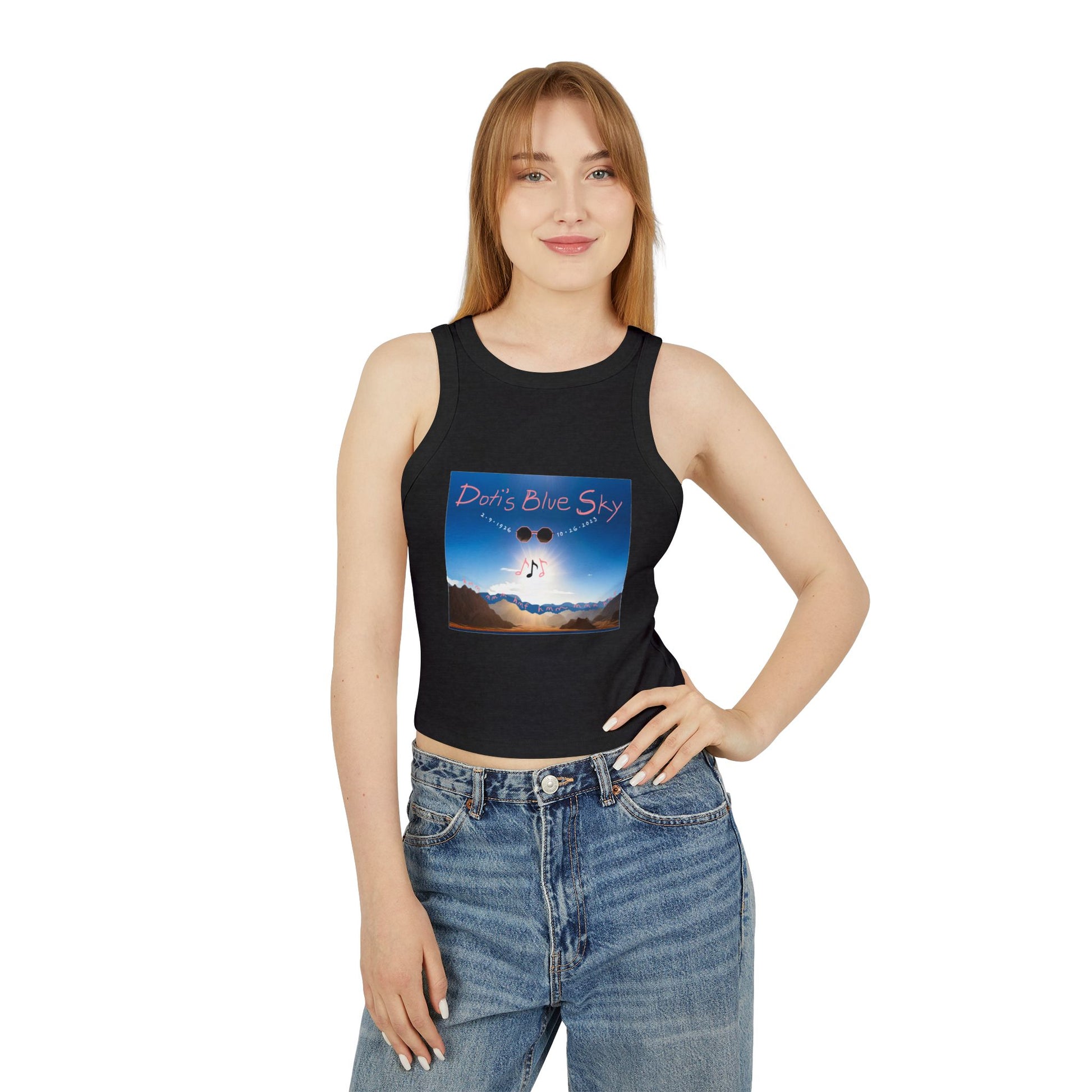Doti's Blue Sky Racerback Tank Top