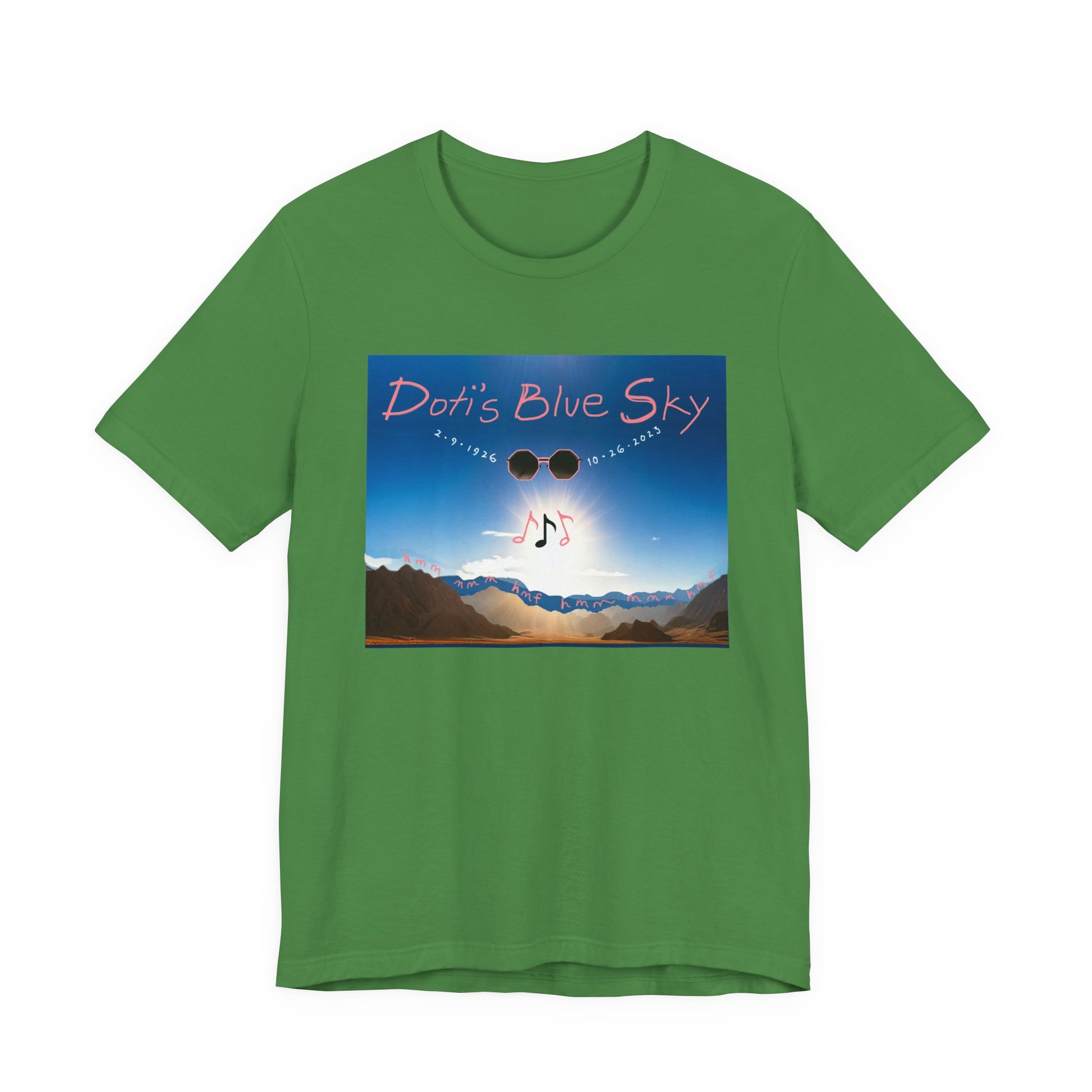 Doti's Blue Sky Commemorative Unisex T Shirt