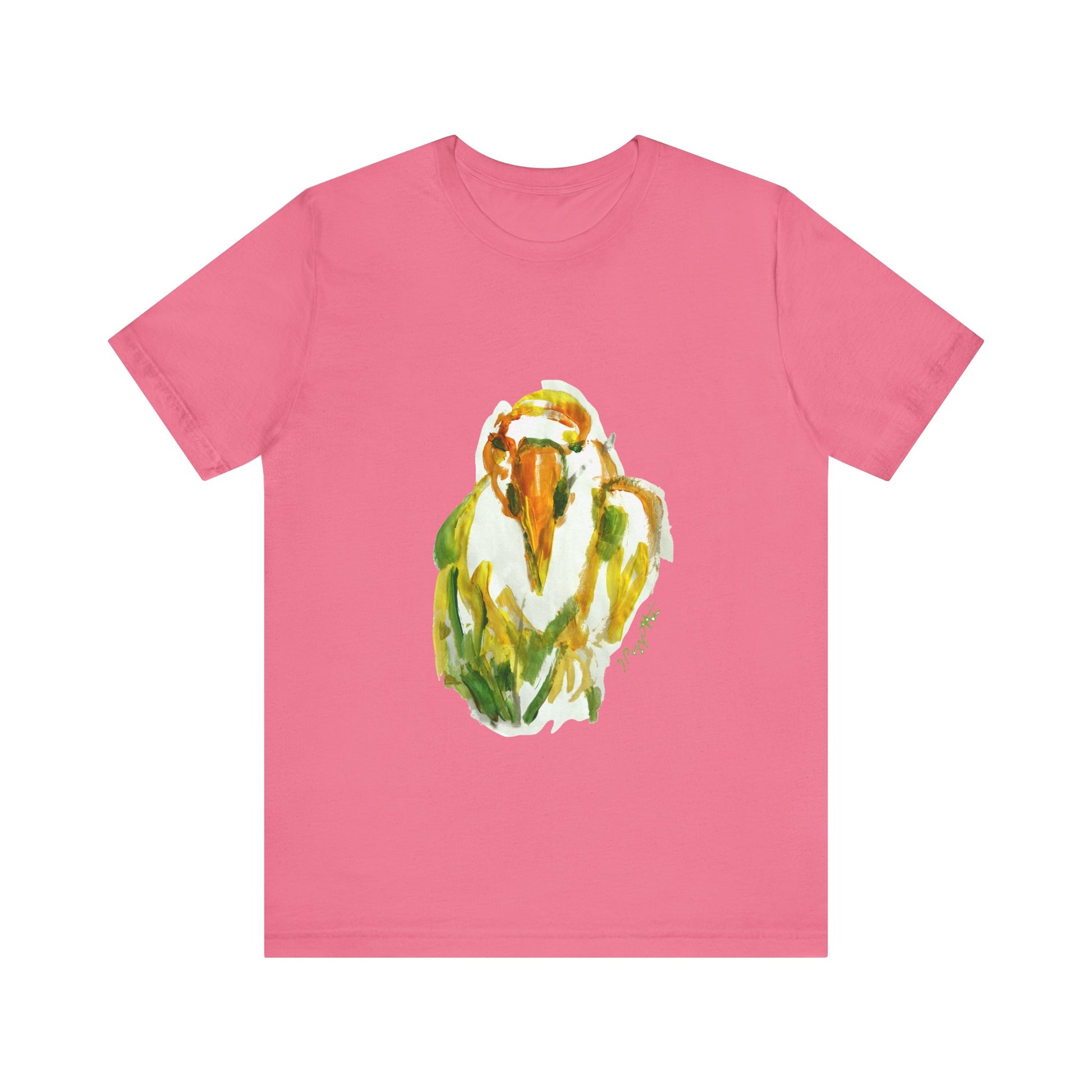 BIRD Watercolor Painting on T Shirt