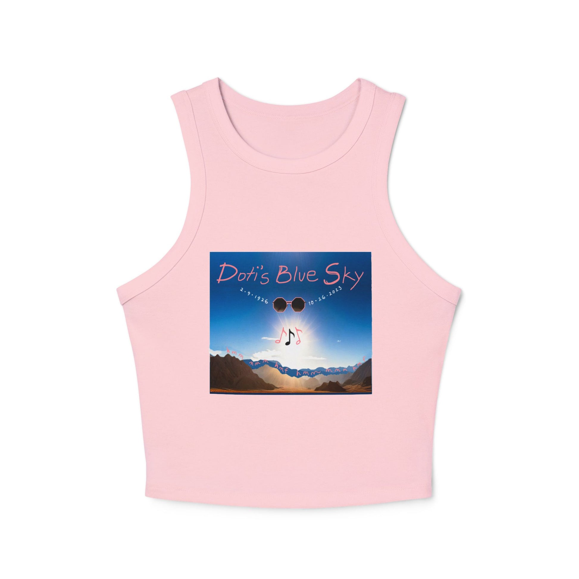 Doti's Blue Sky Racerback Tank Top