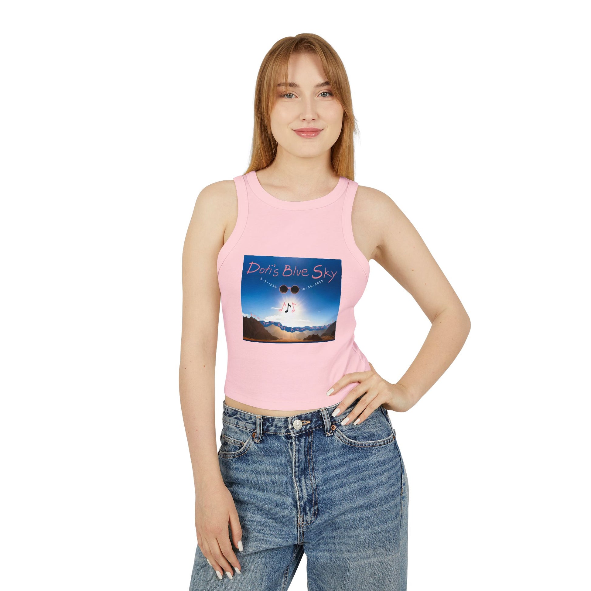 Doti's Blue Sky Racerback Tank Top