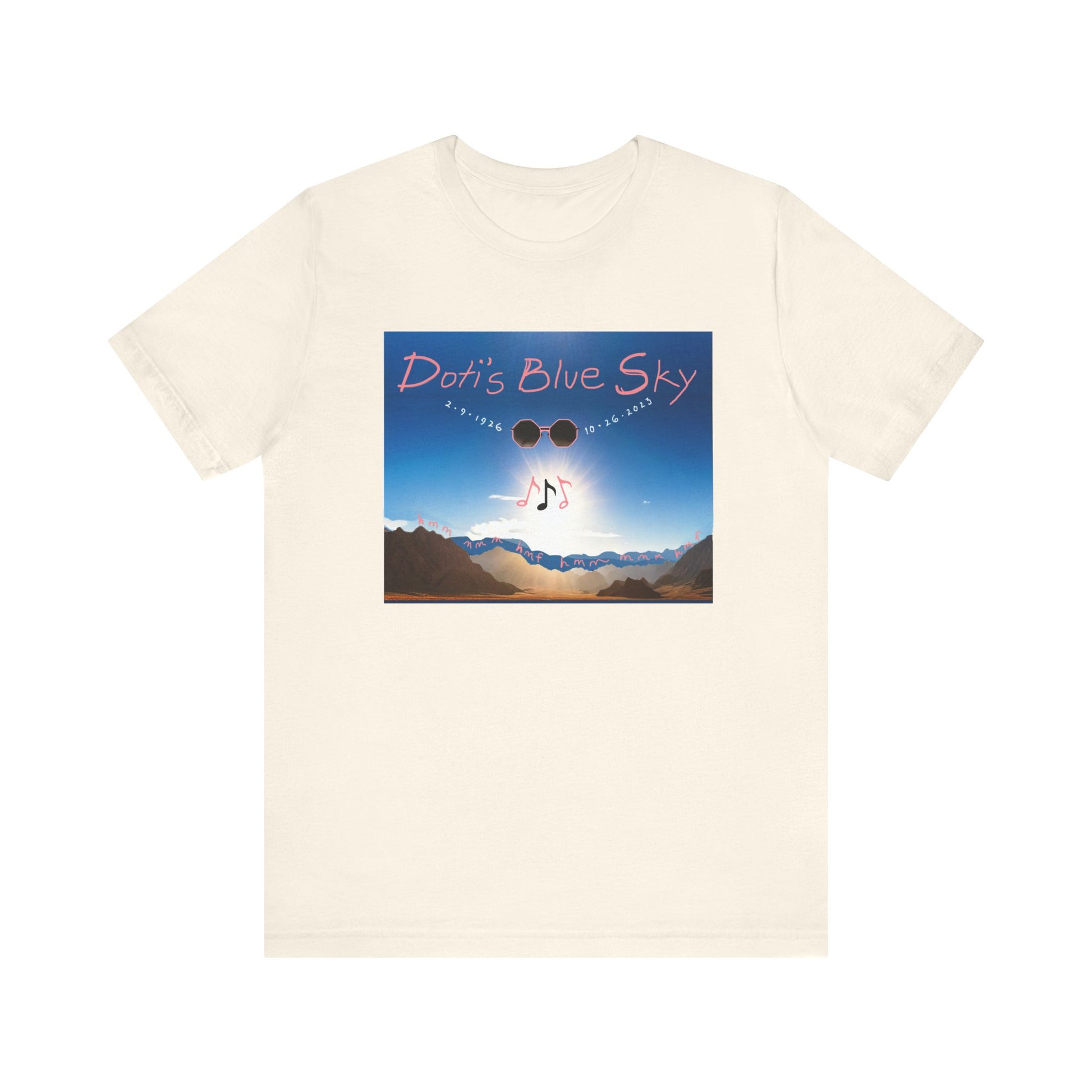 Doti's Blue Sky Commemorative Unisex T Shirt
