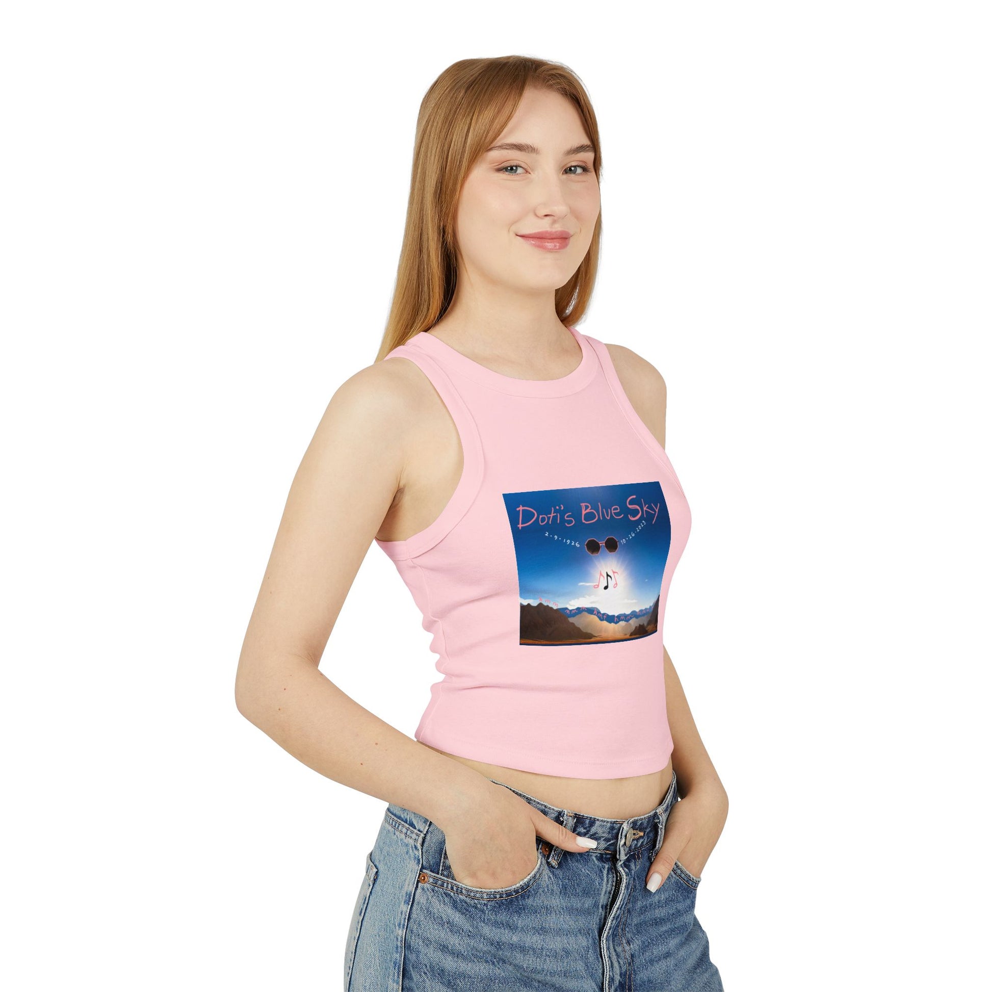 Doti's Blue Sky Racerback Tank Top