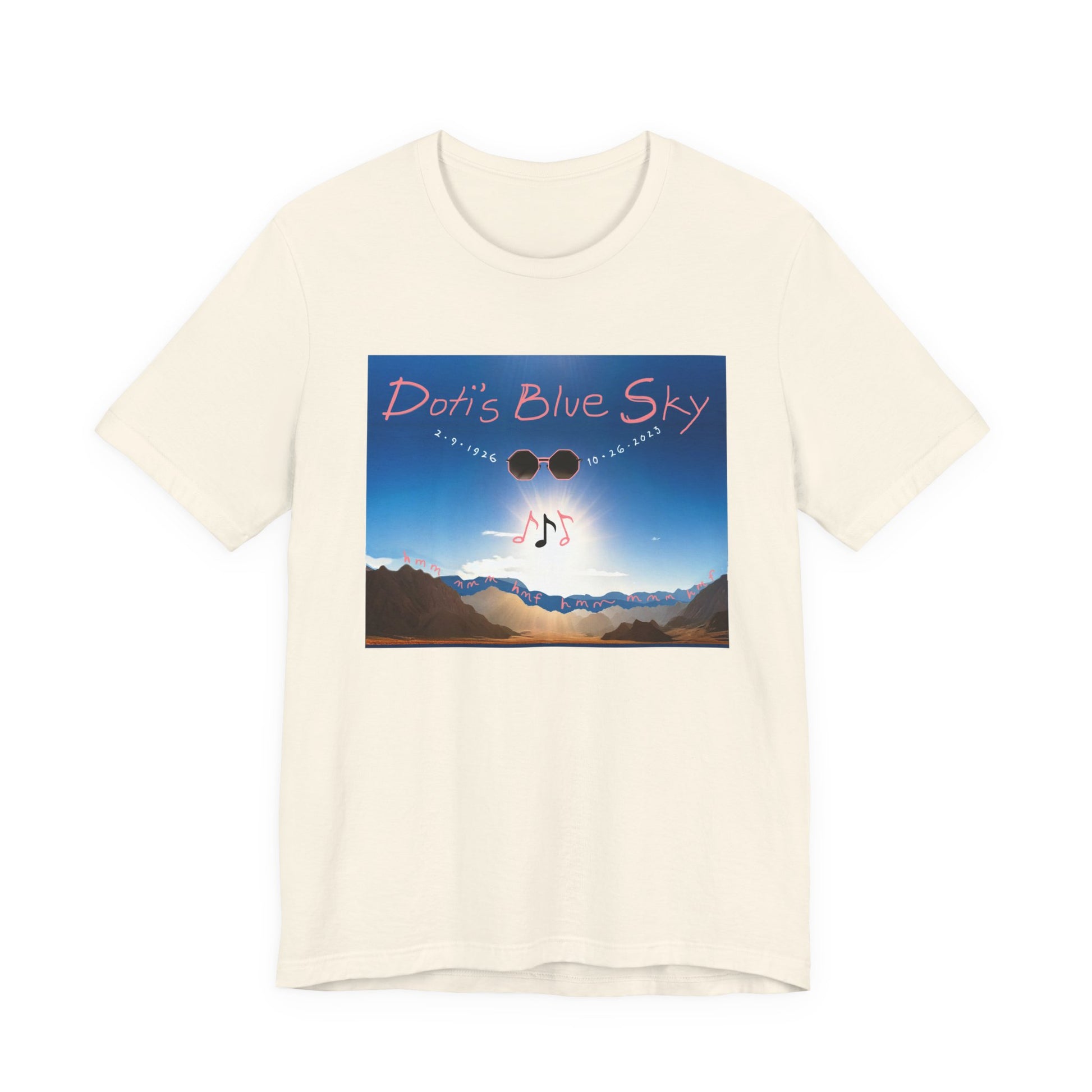 Doti's Blue Sky Commemorative Unisex T Shirt