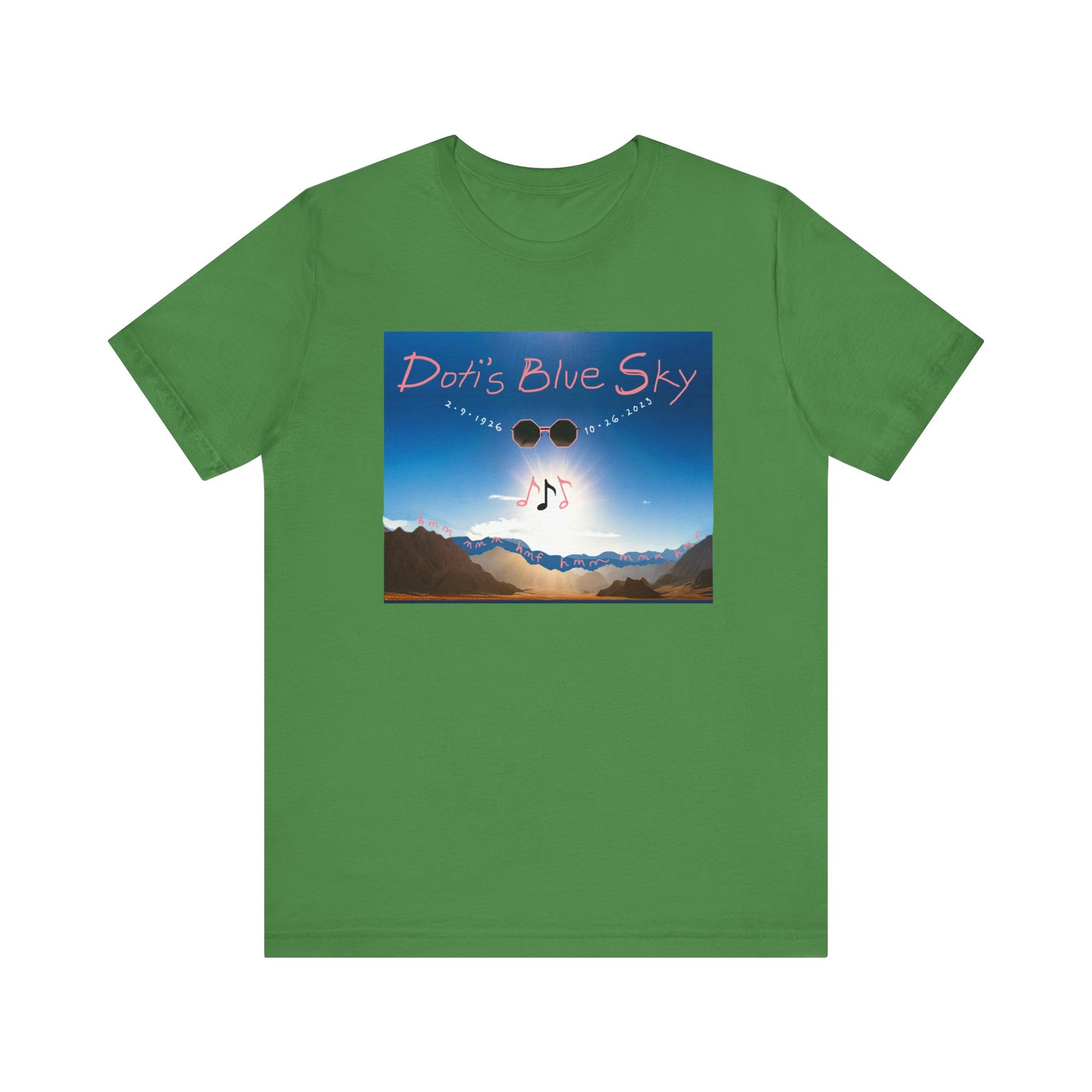 Doti's Blue Sky Commemorative Unisex T Shirt