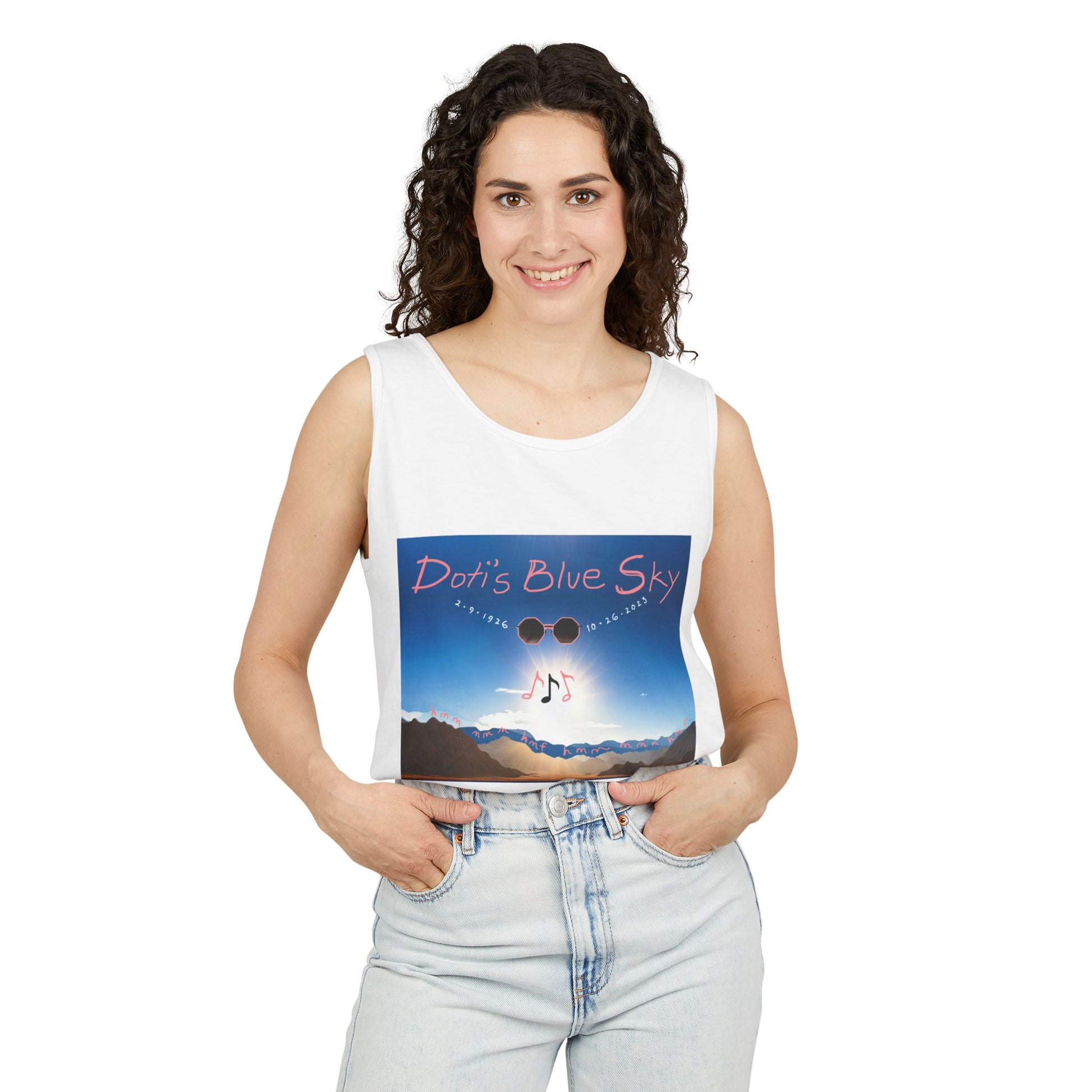 Doti's Blue Sky Unisex Tank Top