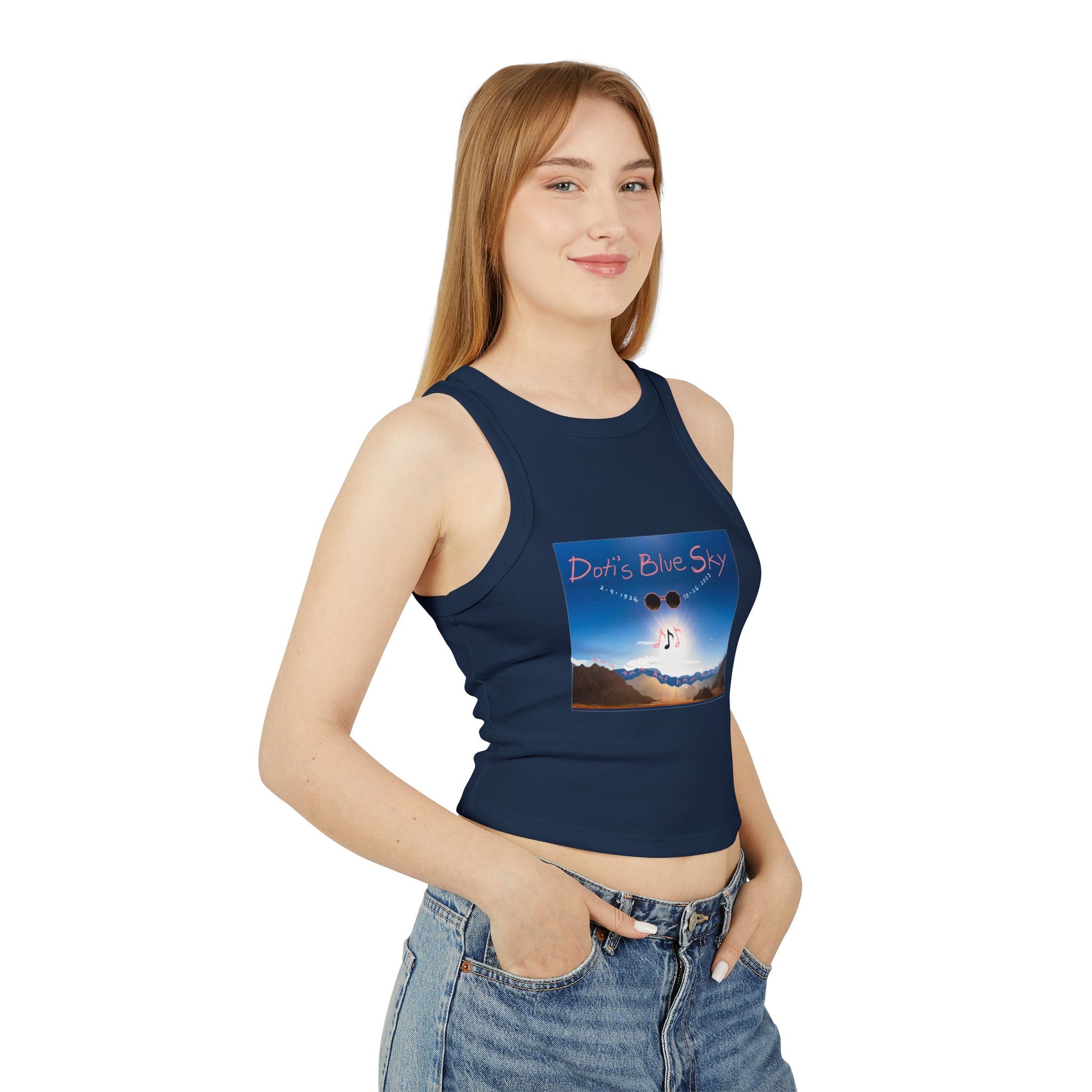 Doti's Blue Sky Racerback Tank Top