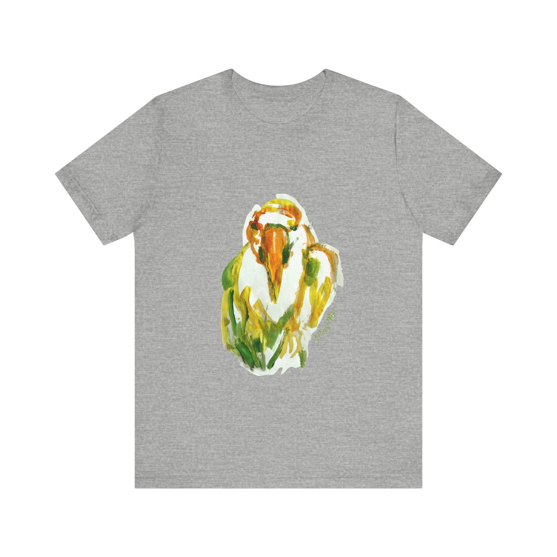 BIRD Watercolor Painting on T Shirt