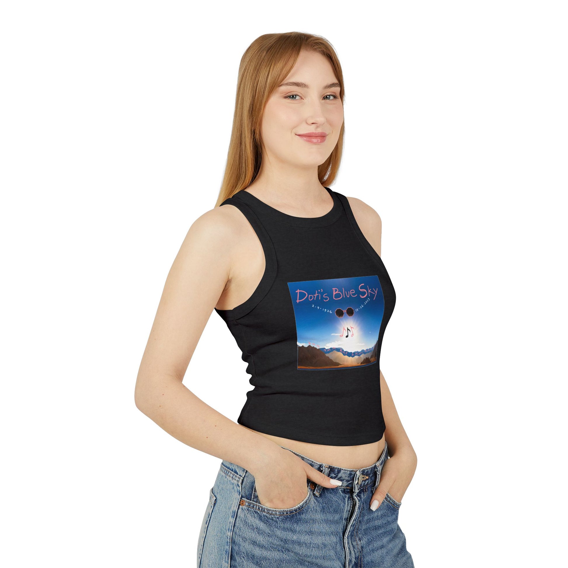 Doti's Blue Sky Racerback Tank Top