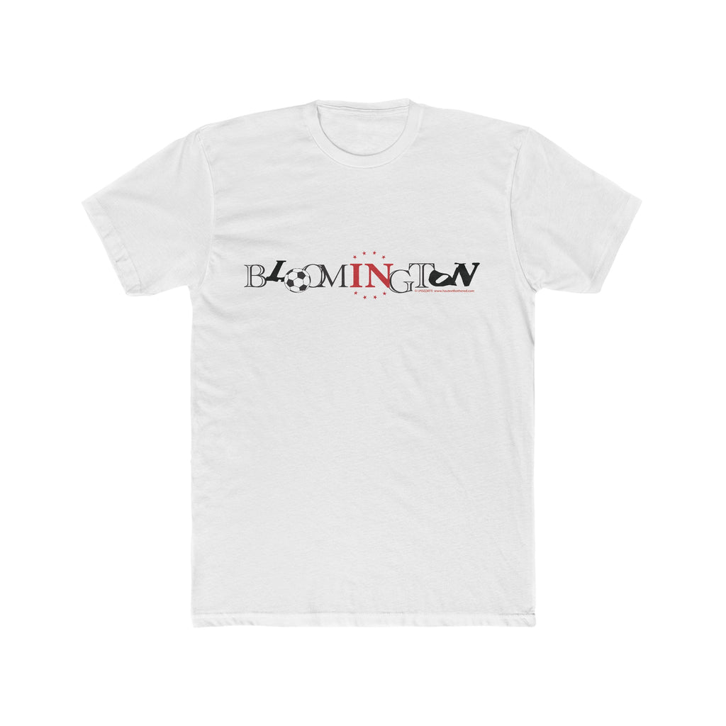 Bloomington Soccer Men's Cotton Crew Tee (H&B Logo on Back)