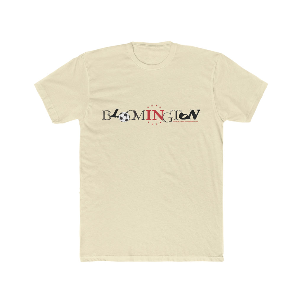Bloomington Soccer Men's Cotton Crew Tee (H&B Logo on Back)