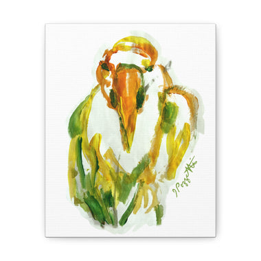 Watercolor Style Bird Canvas Art