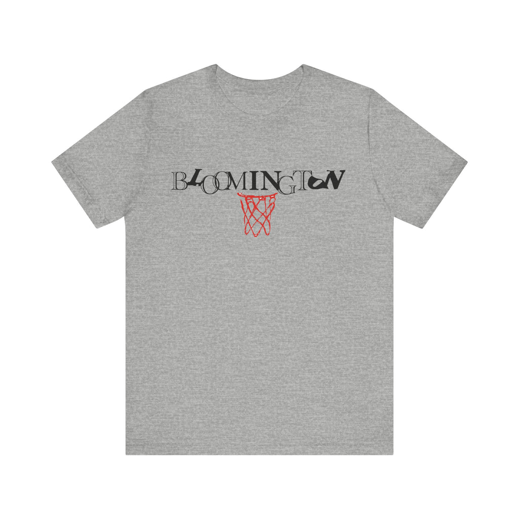 Bloomington Type with Basketball Net Tee