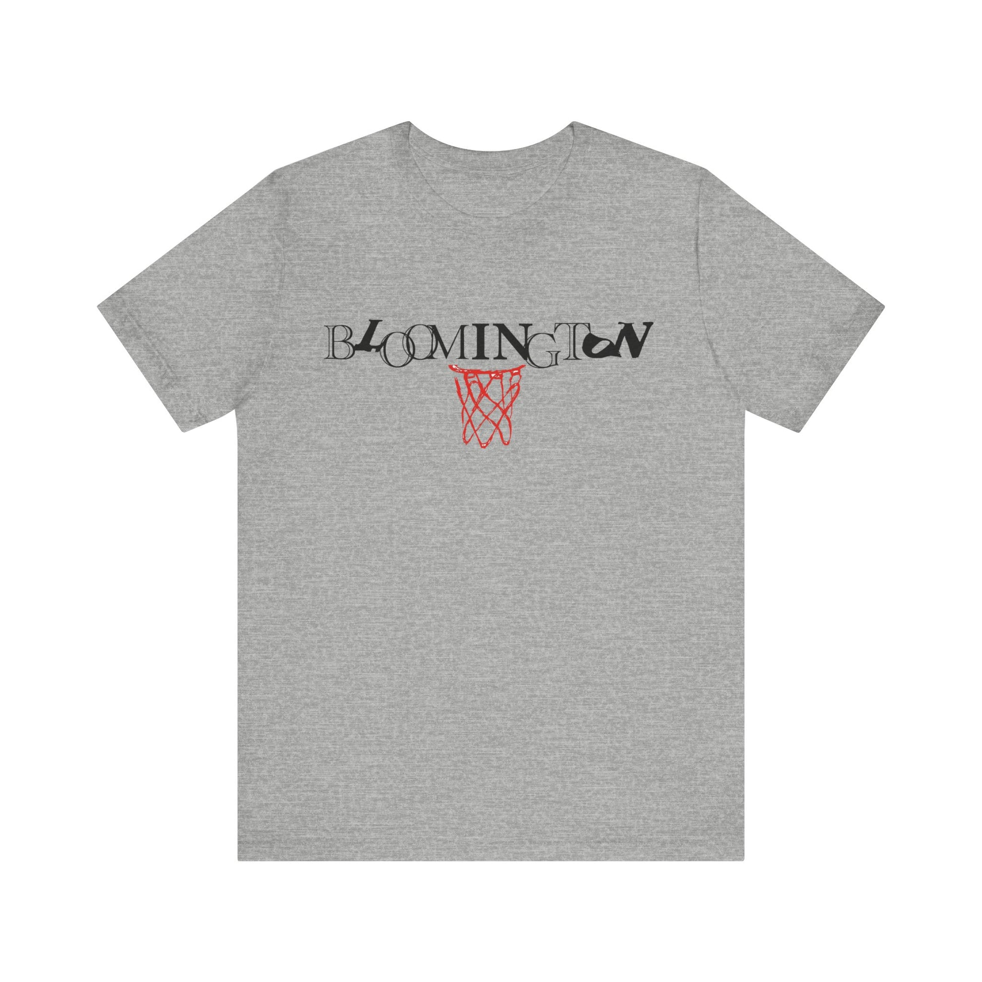 Bloomington Type with Basketball Net Tee