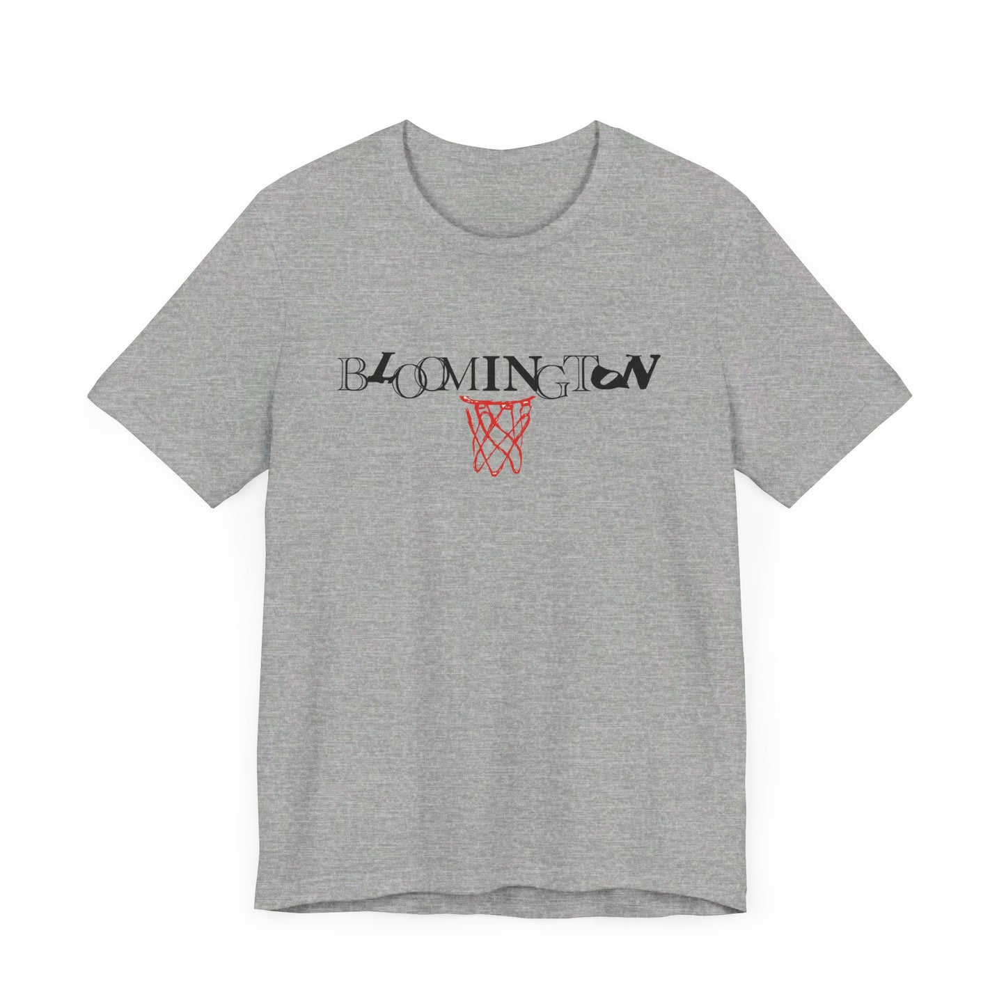 Bloomington Type with Basketball Net Tee