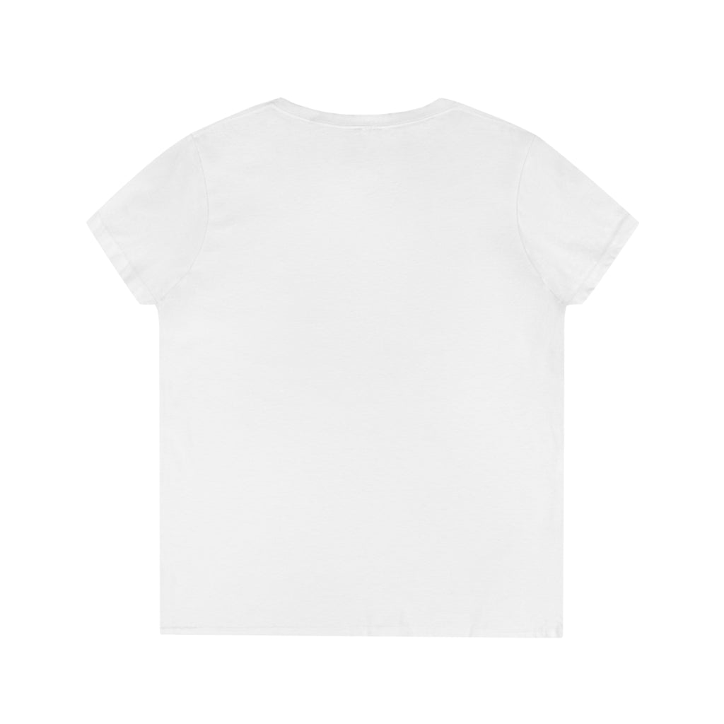 "My Roots" Design on Ladies' V-Neck T-Shirt