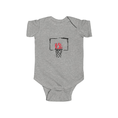Baby Onesie with Indiana Basketball Design