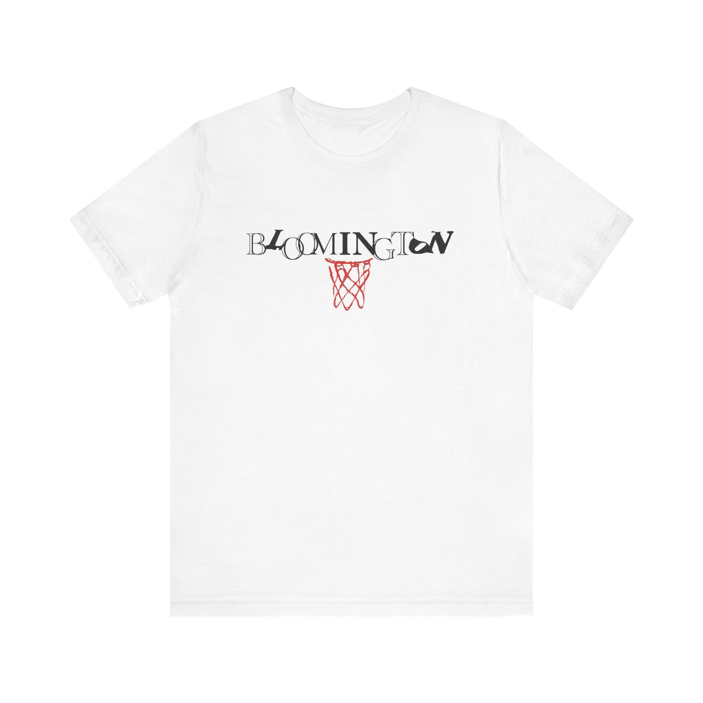 Bloomington Type with Basketball Net Tee