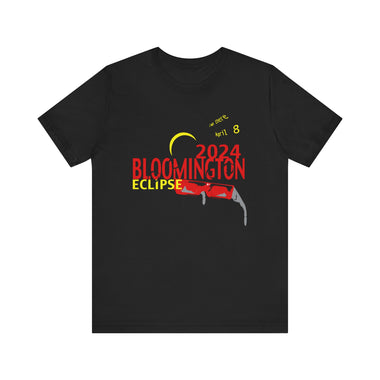 Unisex ECLIPSE Black Tee with Red & Yellow Text