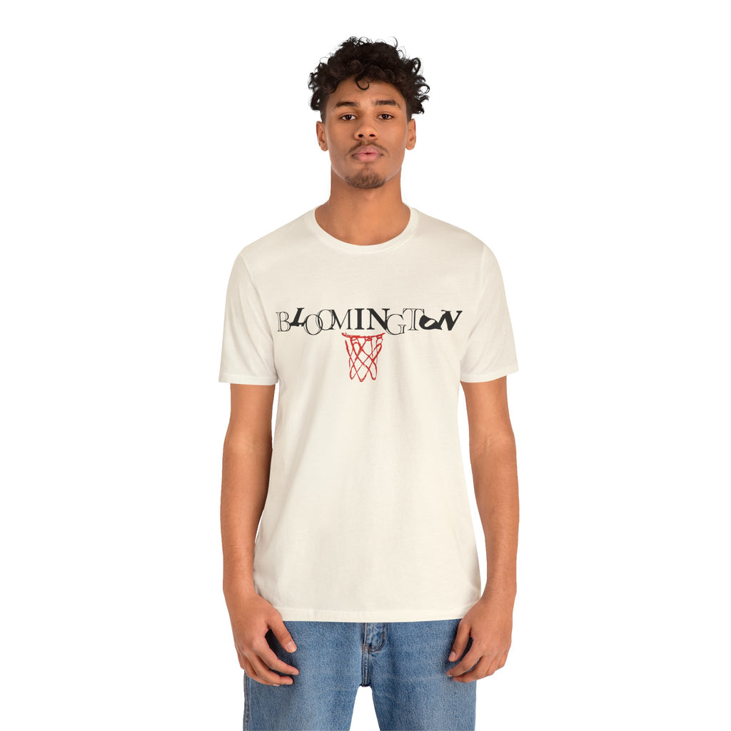 Bloomington Type with Basketball Net Tee
