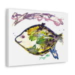 Watercolor Style Fish Canvas Art