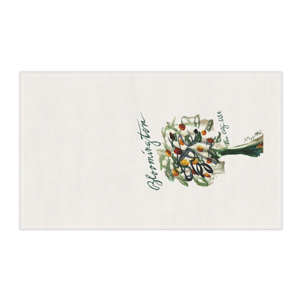 Bloomington Tree Design Cotton Tea Towels -  18 x 30"