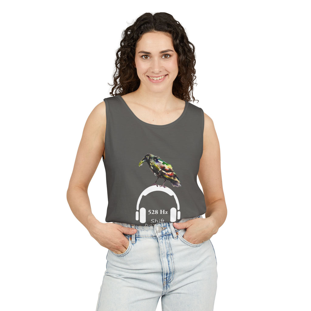 Crow + 528 Hz (Shift happens) Unisex Tank Top