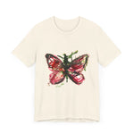 BUTTERFLY Watercolor Painting on T Shirt