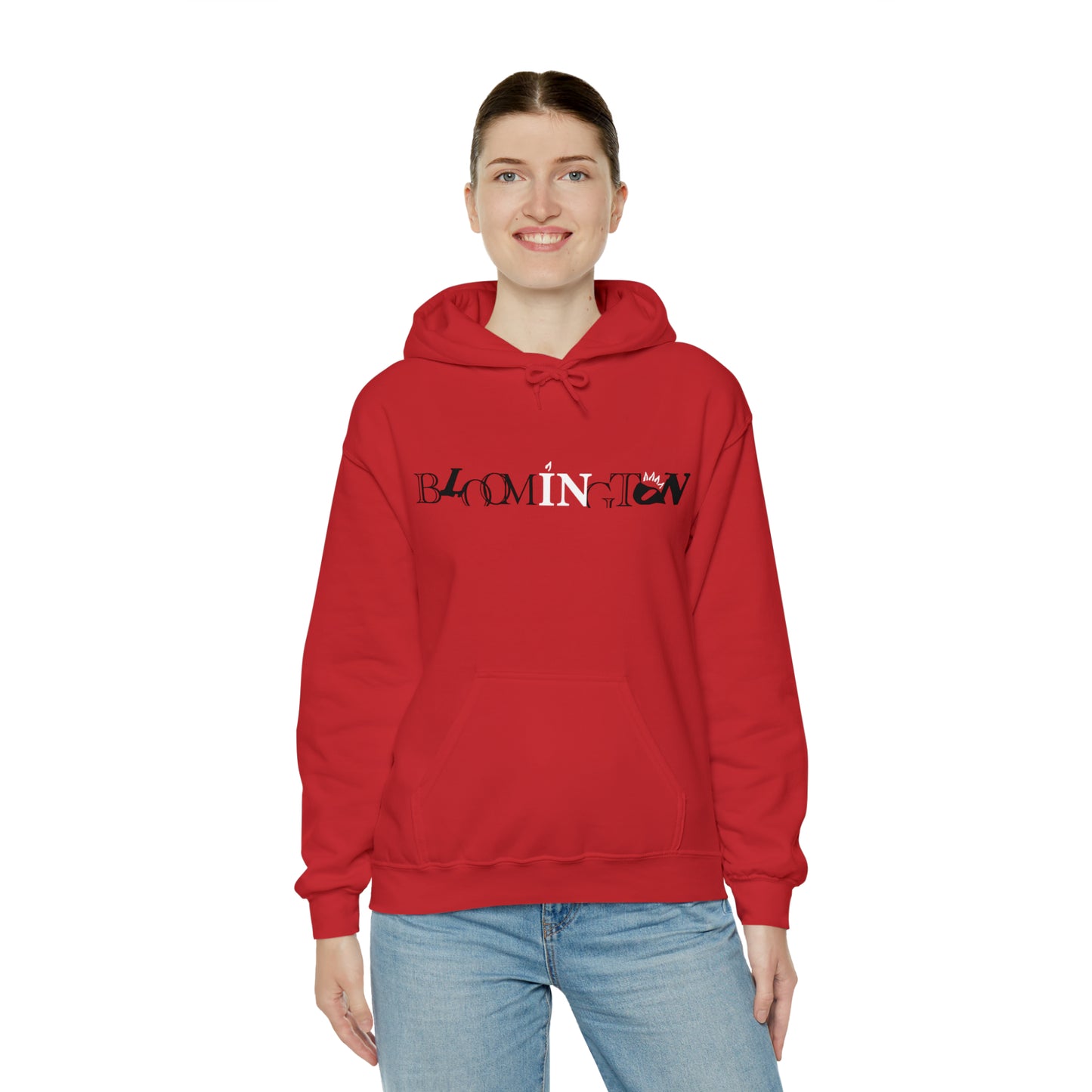 Bloomington Type Unisex Heavy Blend™ Hooded Sweatshirt