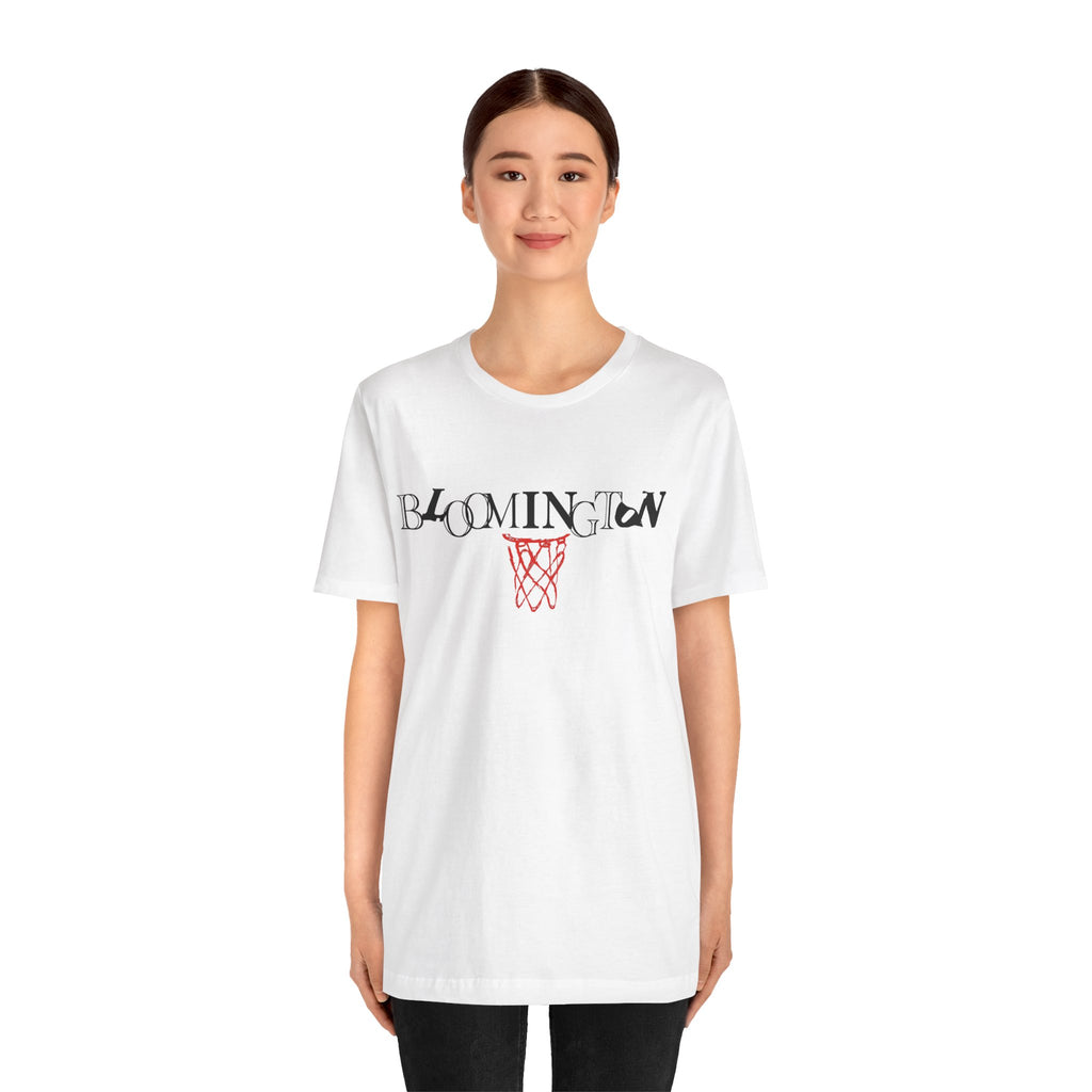 Bloomington Type with Basketball Net Tee