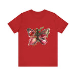 BUTTERFLY Watercolor Painting on T Shirt