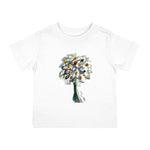 Infant Cotton Jersey Tee with Watercolor TREE