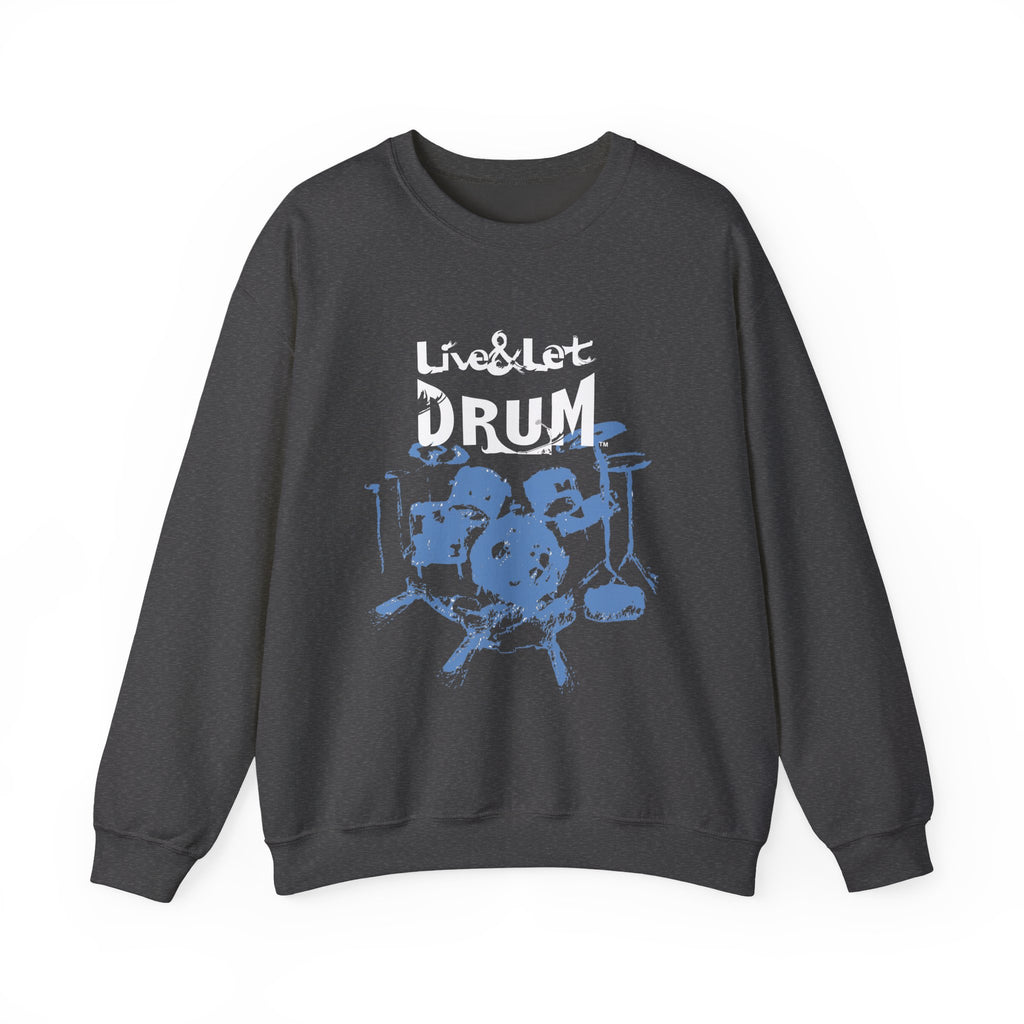 Live & Let DRUM™ UNISEX Heavy Blend™ Crewneck Sweatshirt