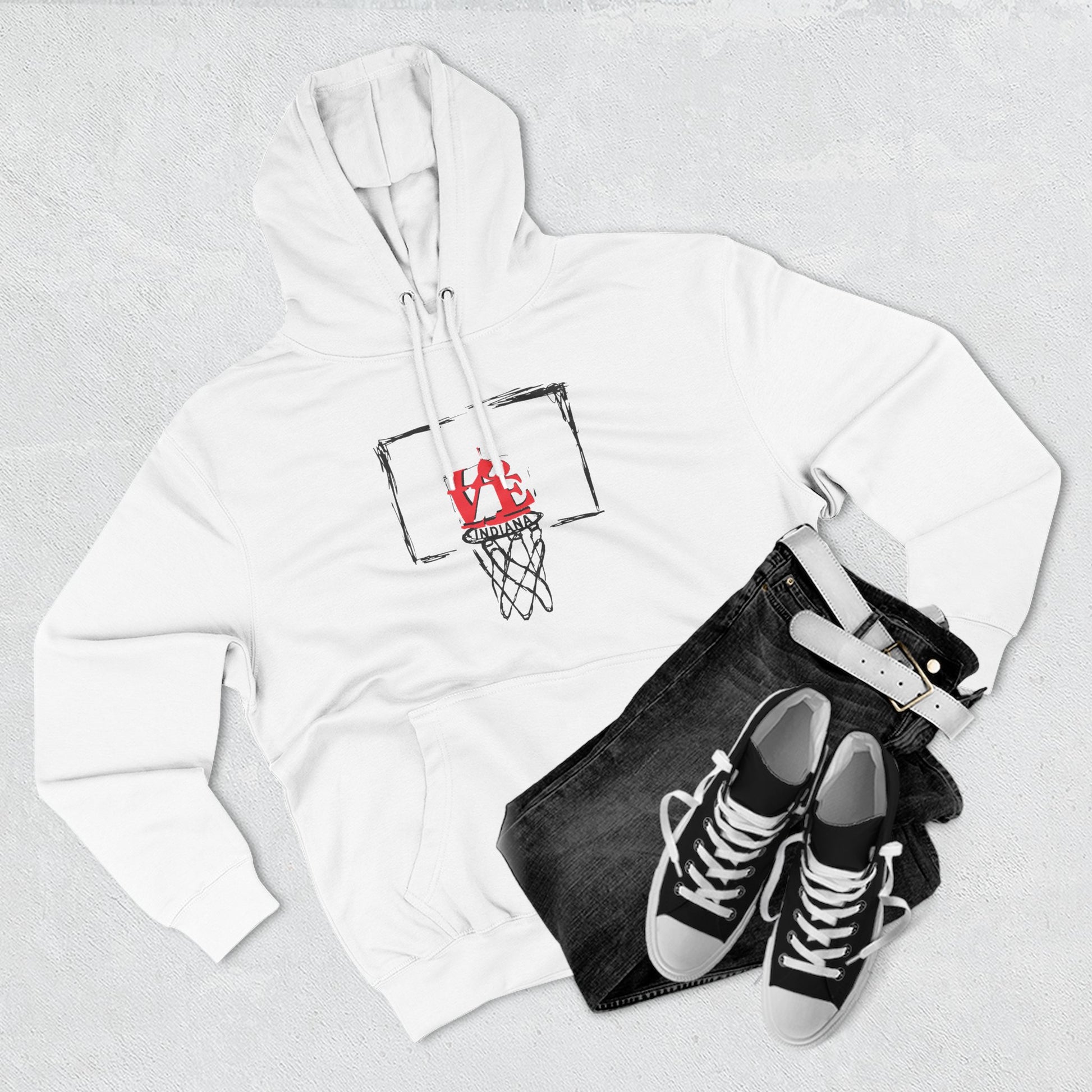 Basketball Hoop 'LOVE' Hoodie