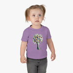 Infant Cotton Jersey Tee with Watercolor TREE