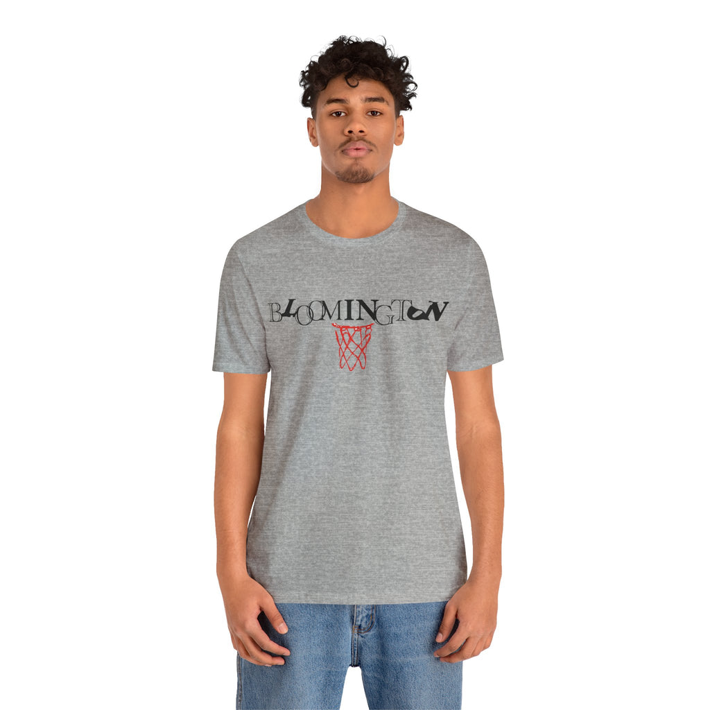 Bloomington Type with Basketball Net Tee