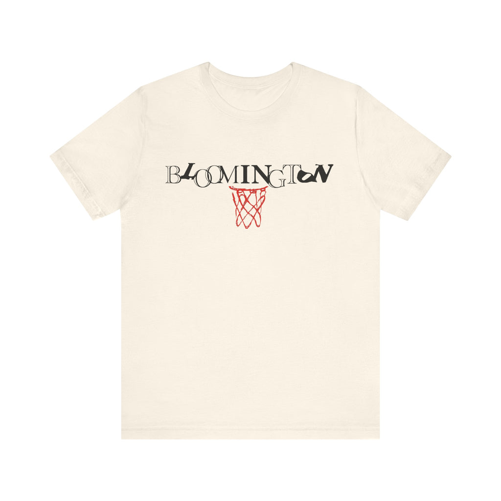 Bloomington Type with Basketball Net Tee