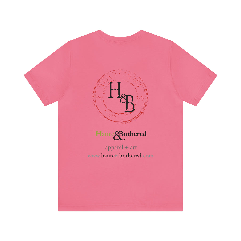 BIRD Watercolor Painting T Shirt with H&B Logo on Back
