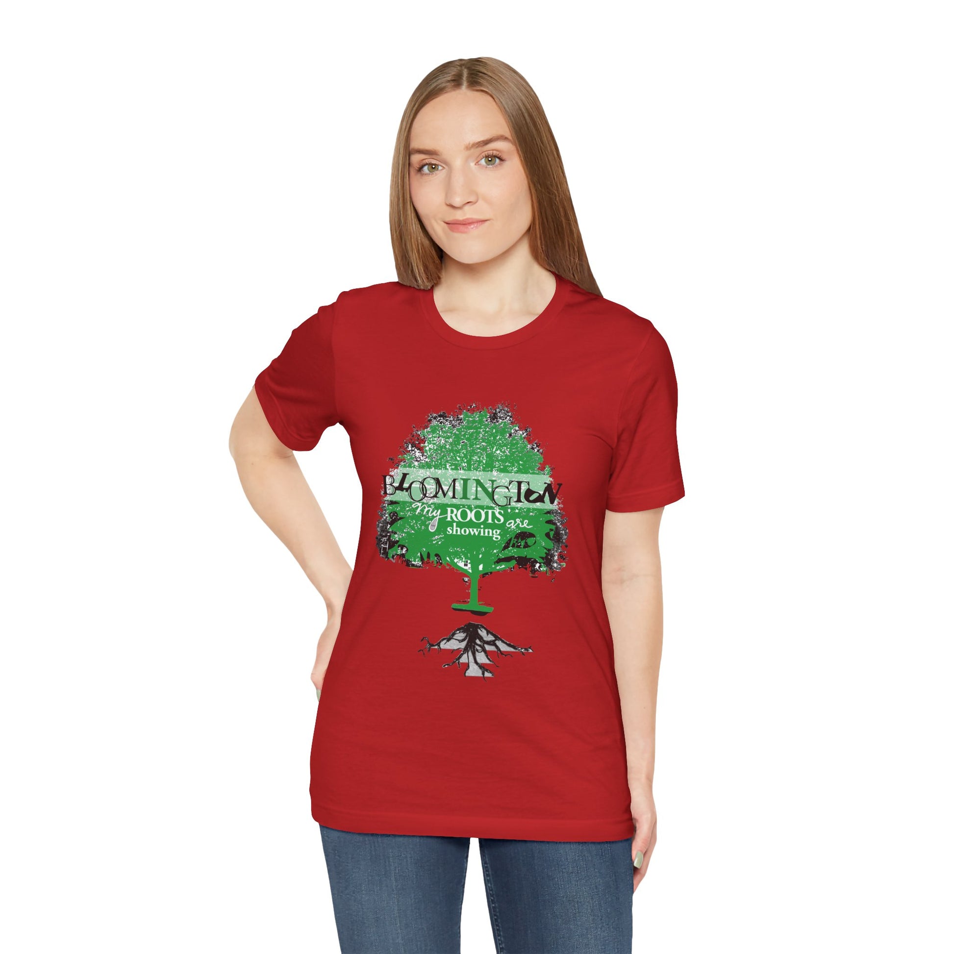 "My Roots are showing" Bloomington T Shirt