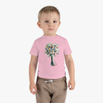 Infant Cotton Jersey Tee with Watercolor TREE