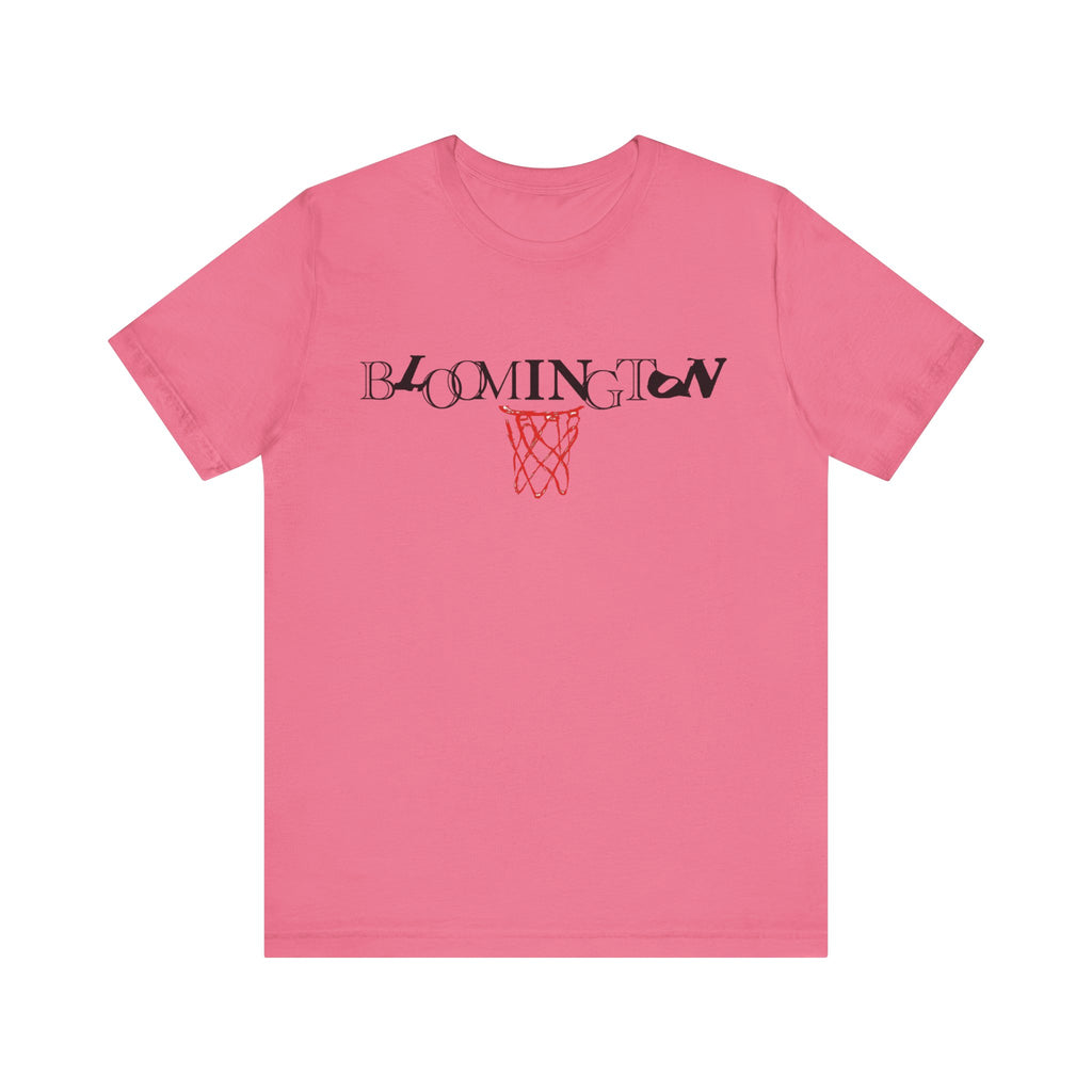 Bloomington Type with Basketball Net Tee