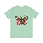 BUTTERFLY Watercolor Painting on T Shirt